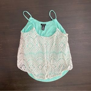 Crop Lace Tank Top